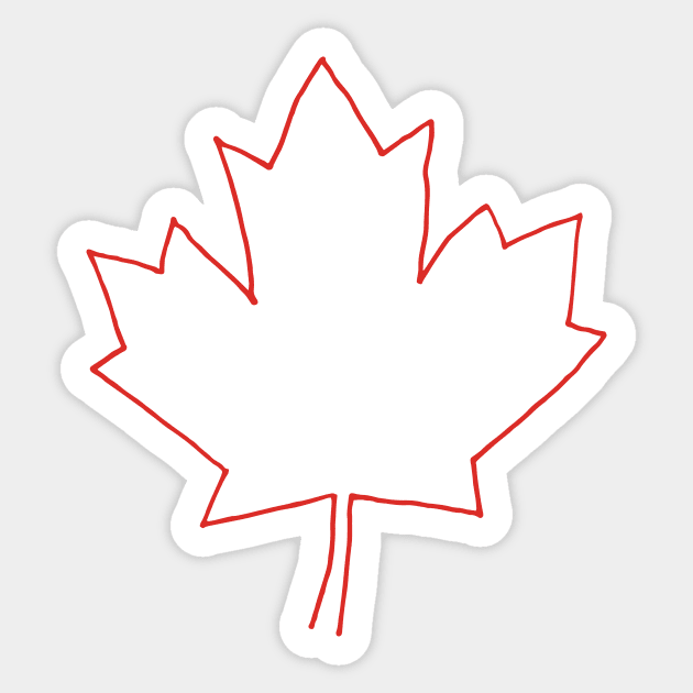 One line Canada Sticker by COLeRIC